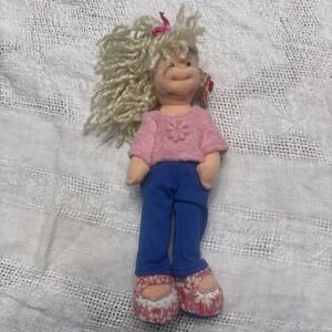 TY BEANIE BOPPERS BABIES SWEET SALLY PLUSH DOLL FIGURE BLONDE DOLL BENDABLE TOY